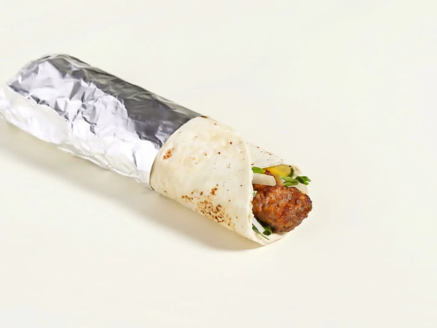 سندوتش كباب لحم صغير