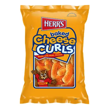 Herr's Baked Cheese Curls 198.5g