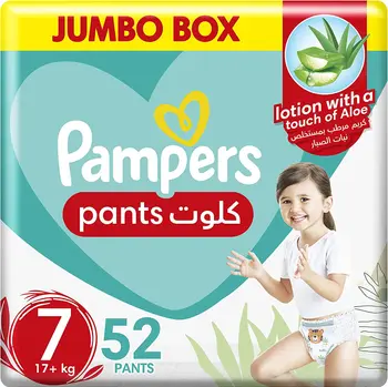 بامبرز كلوت جمبو رقم 7 52قطعة