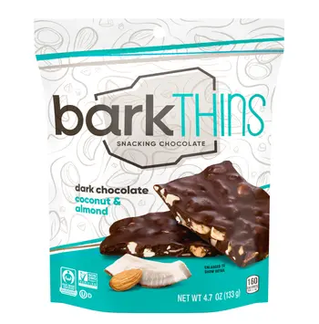 Barkthins Coconut & Almond Dark Chocolate 133g