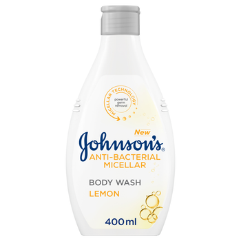 Johnson's Lemon Anti-Bacterial Micellar Body Wash 400ml