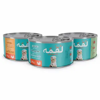 Loqma Wet Cat Food Mixed Flavors 85g - 3pcs