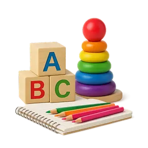 ألعاب الأطفال والقرطاسية الفئة