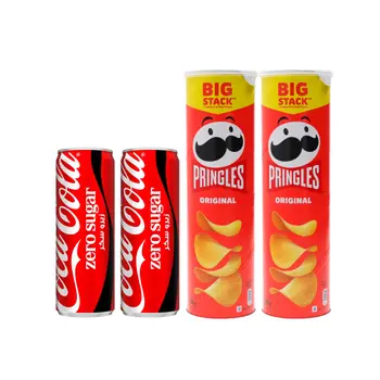 2x Coke Zero + 2x Pringles XXL Orig