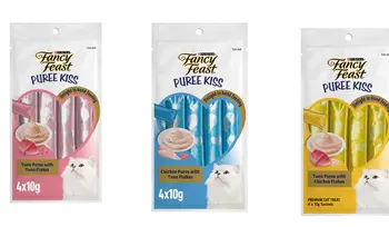 Fancy Feast Tuna Purée Treats + Chicken & Tuna Purée 4 Packs