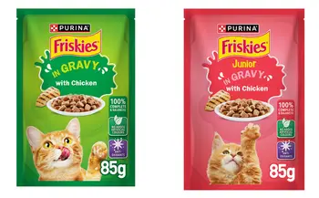 Friskies Chicken Wet Food 85g + Friskies Junior Chicken 85g