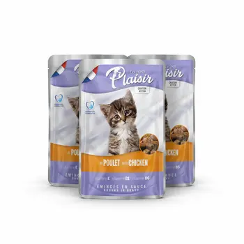 Plaisir Kitten Chicken 100g - 3pcs