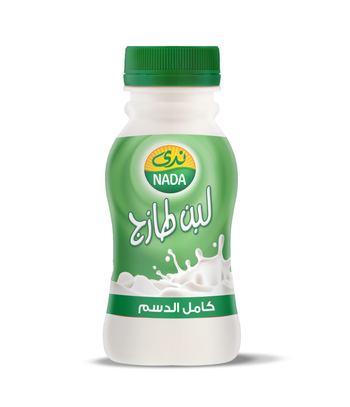 ندى لبن طازج كامل الدسم 180 مل