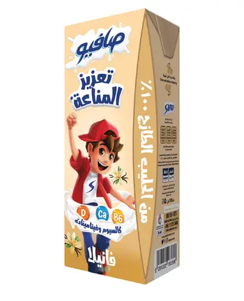 Safio Vanilla Uht Milk 185 Ml