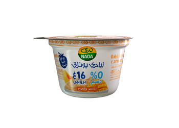 Nada Mango & Peach Greek Yogurt 0% Fat 160g
