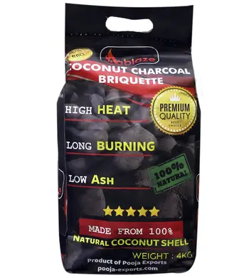 فحم جوز الهند 4 كجم 1قطعة