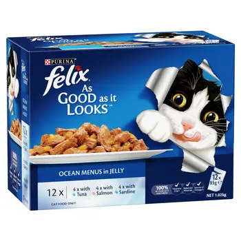 Purina Felix Ocean Menus Cat Food 12x85g