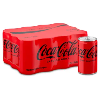 Coca Cola Zero Soft Drink 12x150ml