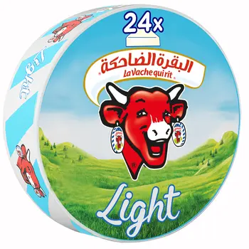 La Vache Qui Rit Light Spreadable Cheese Triangles 24 Portions 360 G
