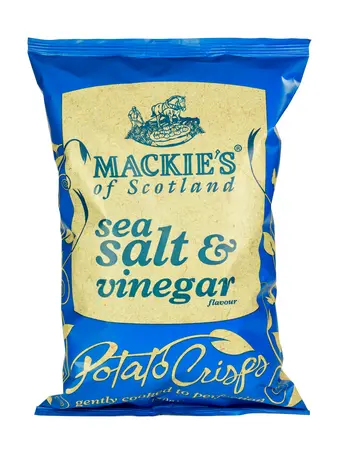 Mackie's Sea Salt & Vinegar Chips 150g