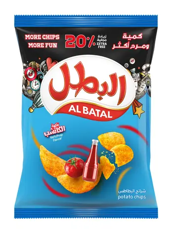 Al Batal Ketchup Potato Chips 110g