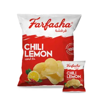 Deemah Chilli & Lemon Potato Chips 21x12g