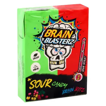 Brain Blasterz Sour Brain Bitz Vegan Candy 45g
