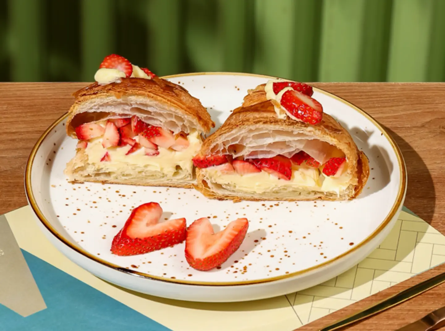 Strawberry Cheesecake Croissant