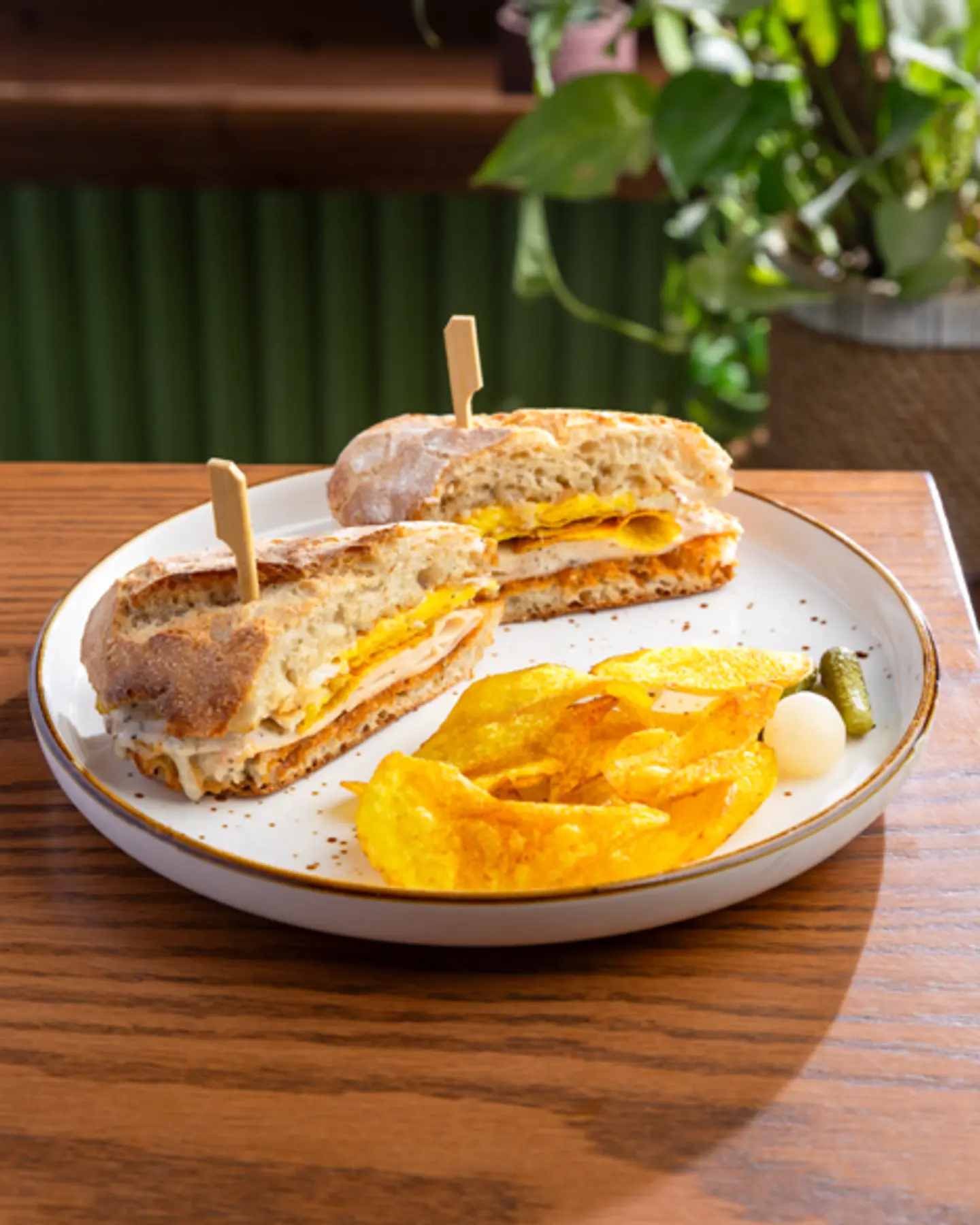 Mortadella Artichoke Sandwich