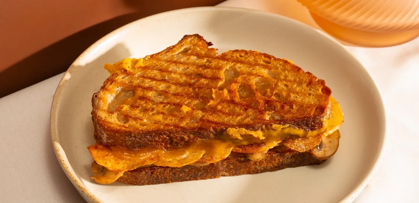 Grilled Cheese Sandwich W/ Mixed Mushrooms