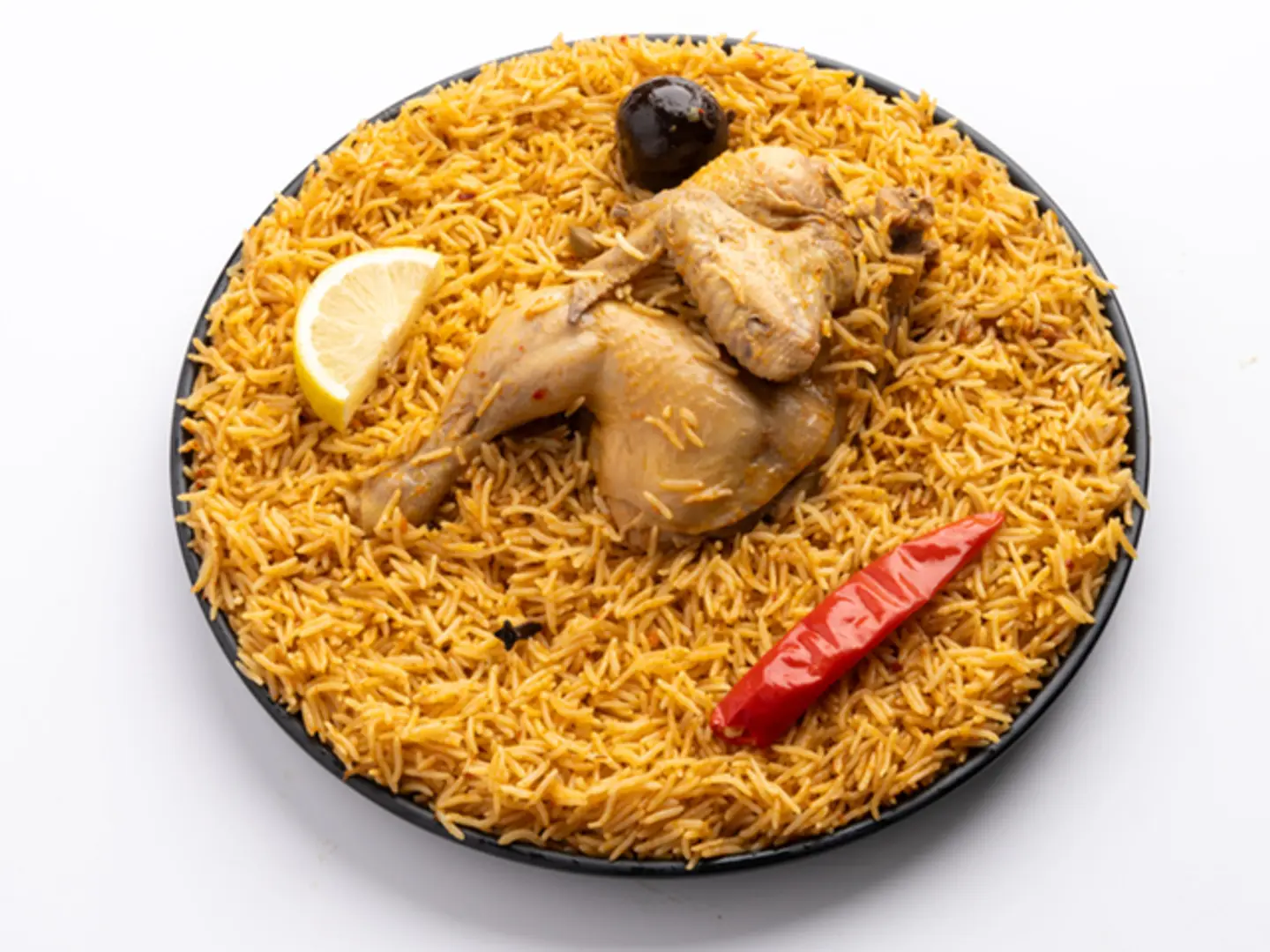 نصف حبة دجاج مضغوط