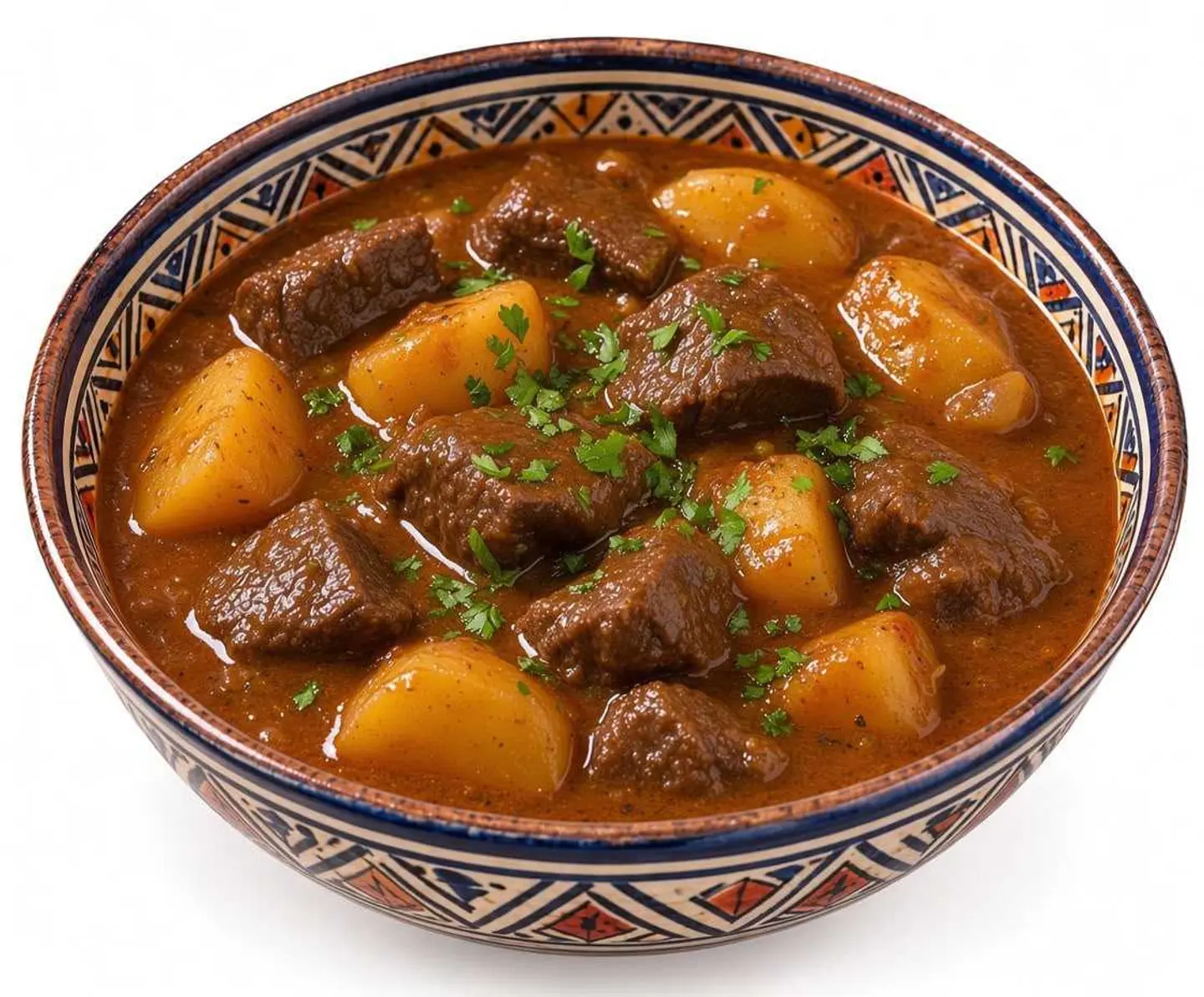 Edam Laham And Potatoes