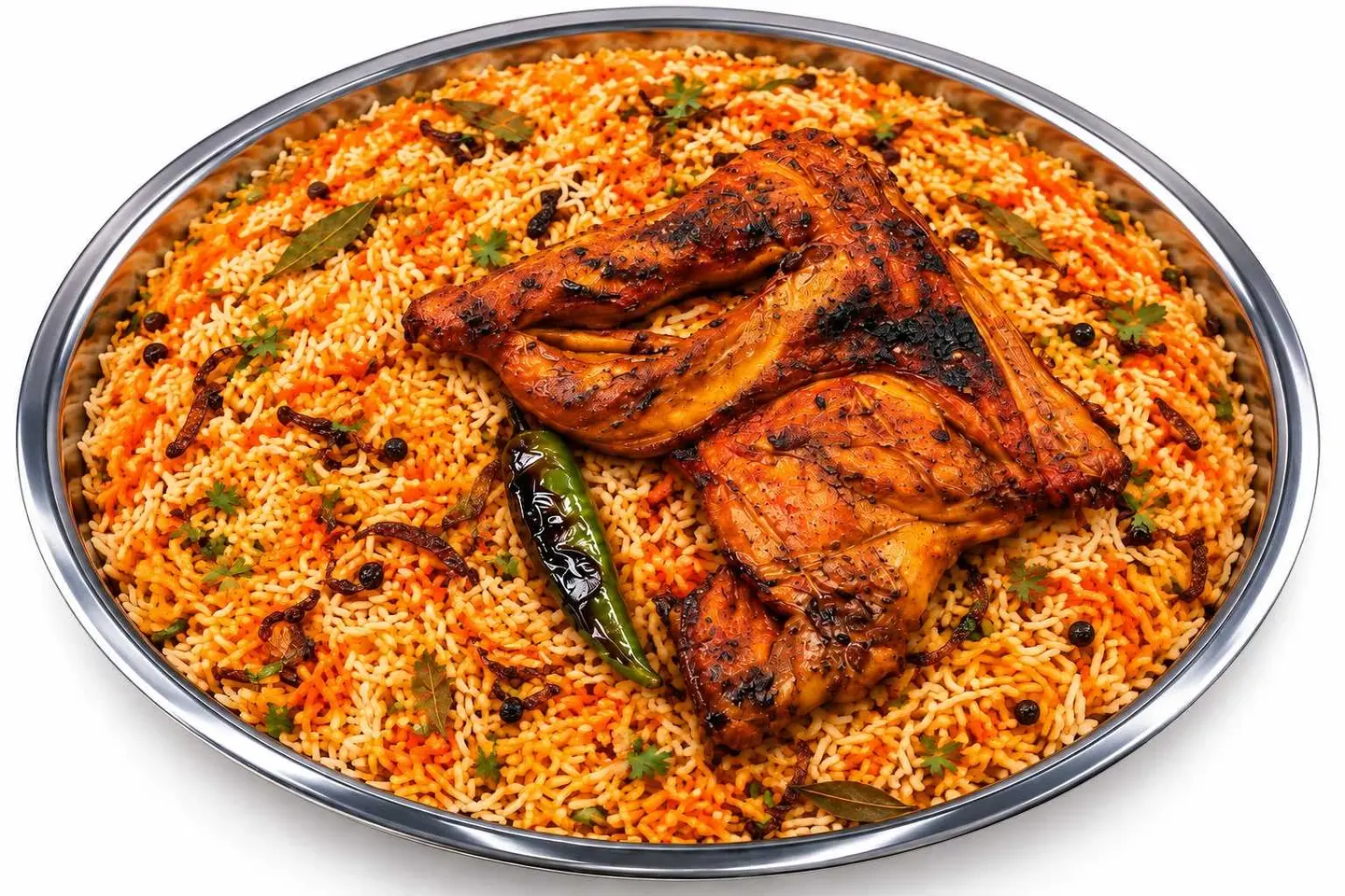 Half Faham With Spiecy Rice