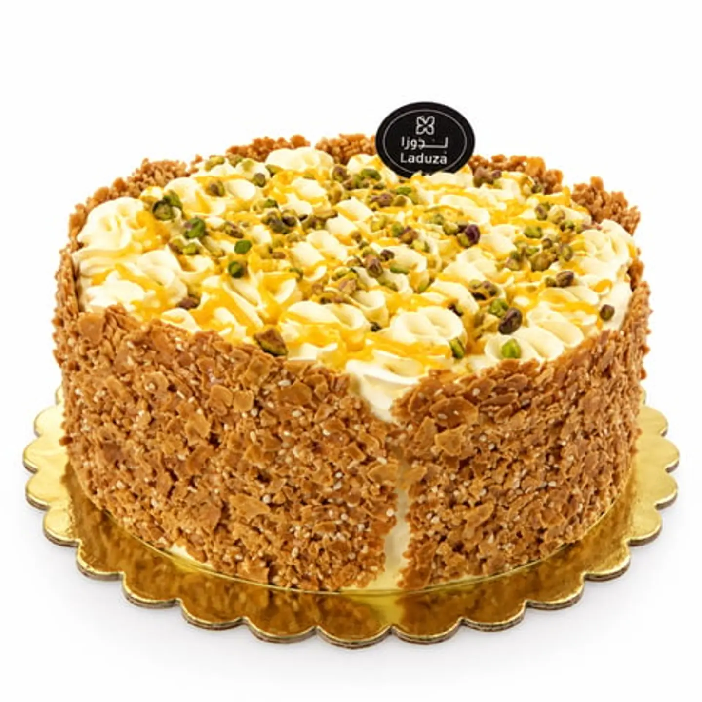 Saffron And Pistachio Cake