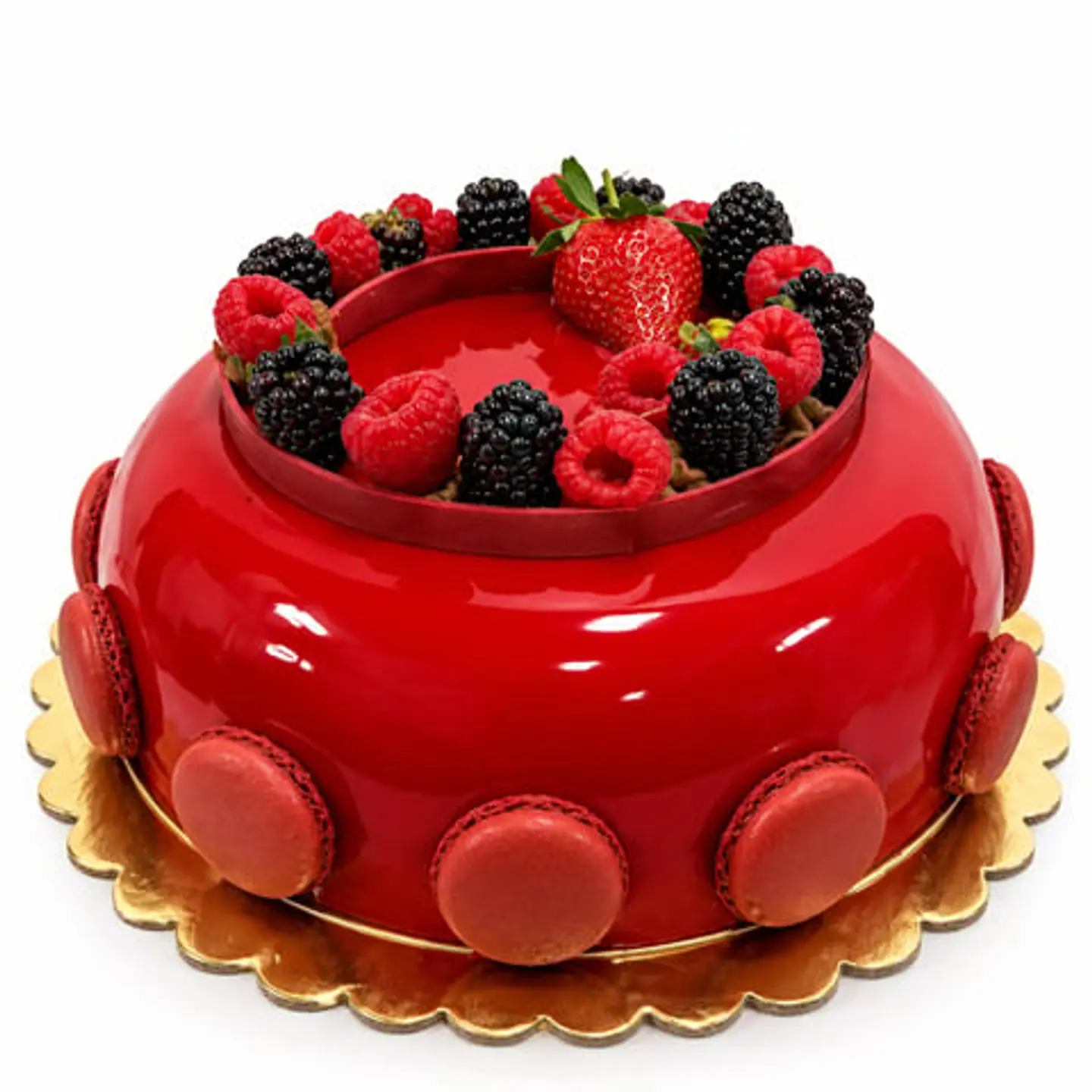 Large Berry Glam Cake