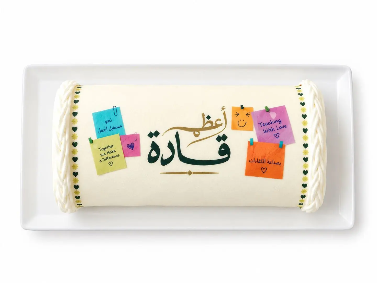 رول كيك يوم المعلم