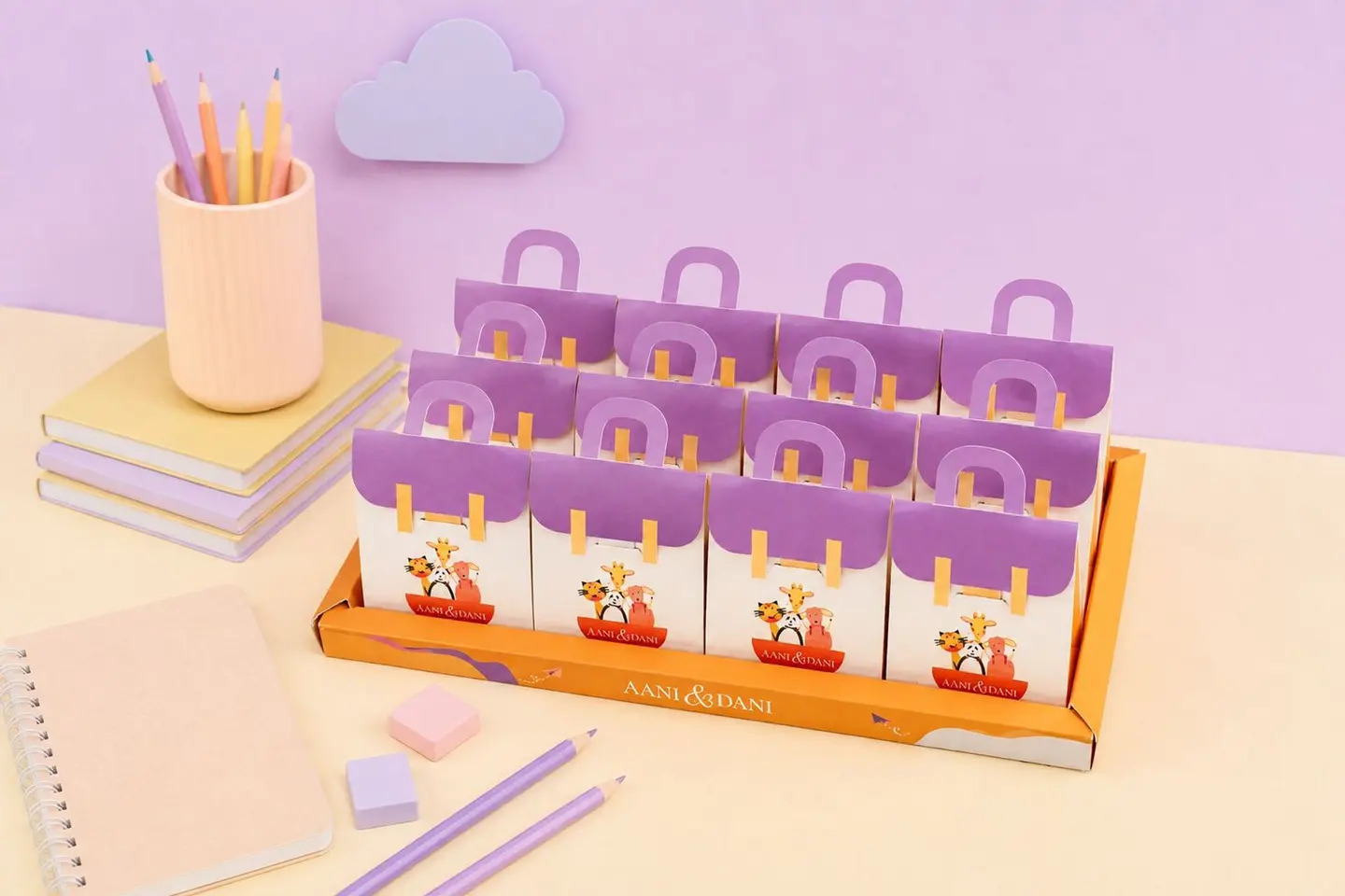 Kids Favors Box Chocolate Wafer