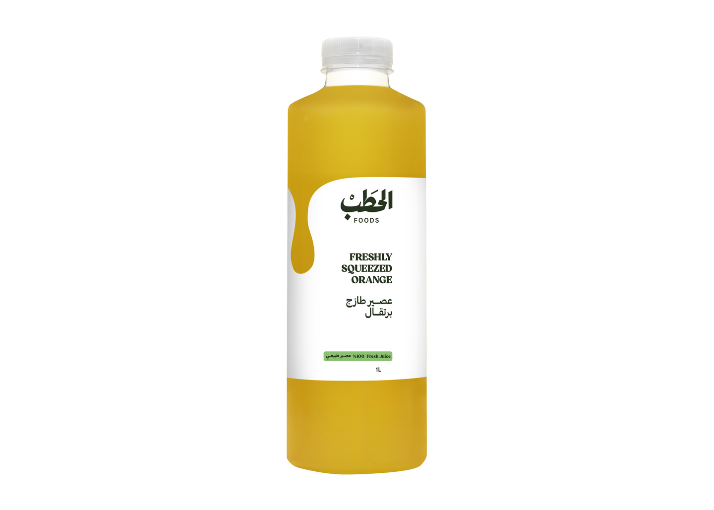 الحطب عصير برتقال طازج 1لتر