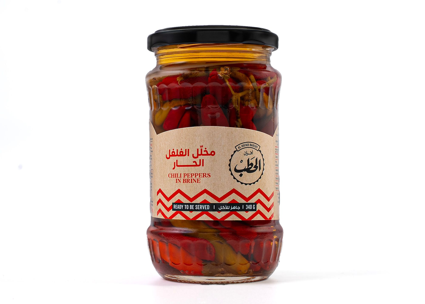 Alhatab Pickled Chili Pepper 340 G