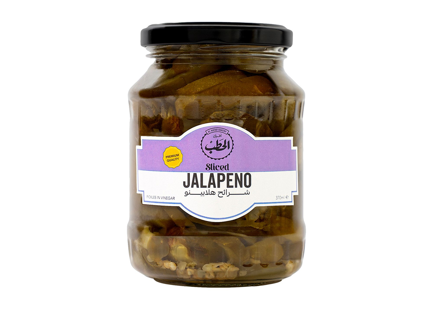 Alhatab Sliced Jalapeno 370 Ml
