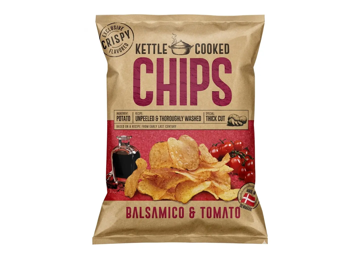 Kettle Cooked Chips With Paprika 150 G