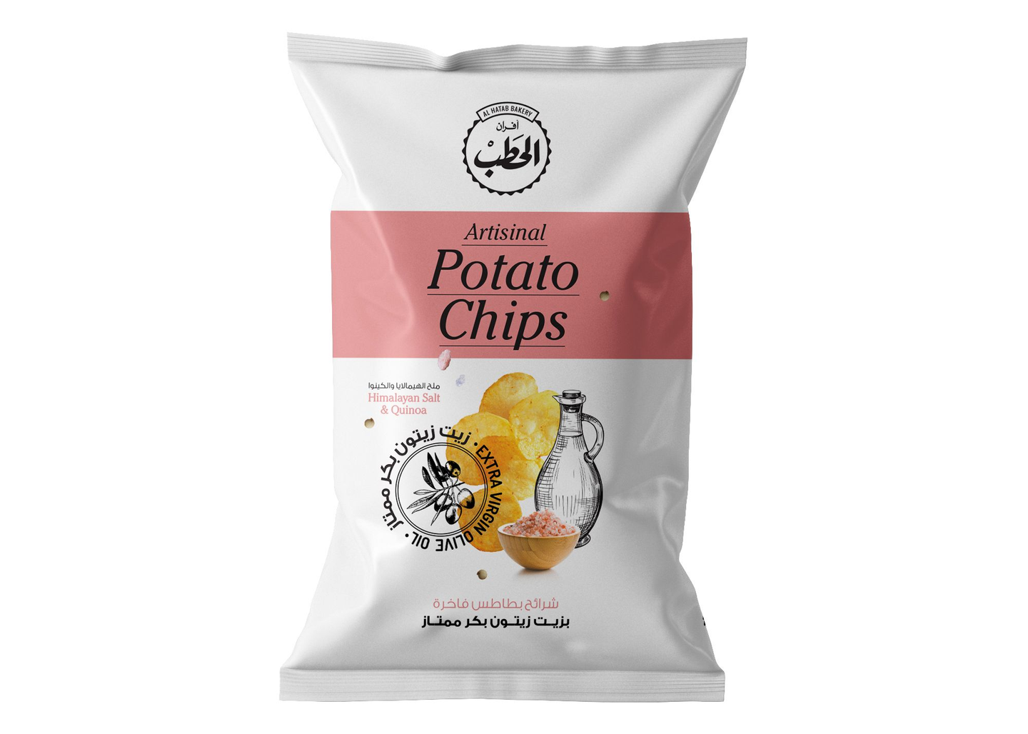 Alhatab Ptto Olv Oil&Hmlyn Slt Chps 150 G