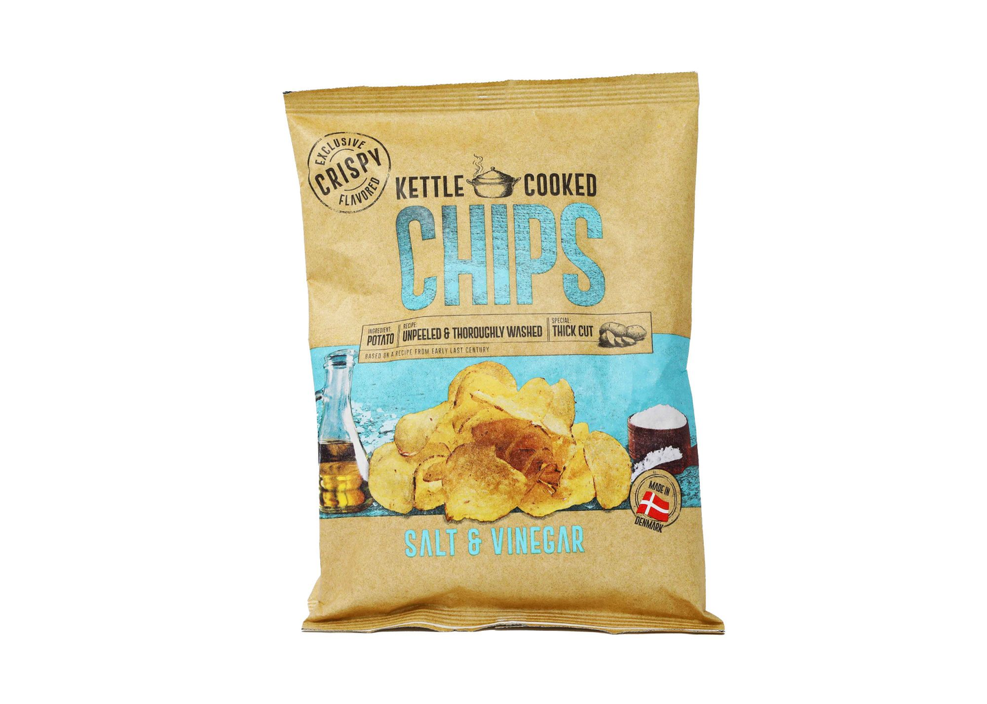 Kettle Cooked Chips Salt & Vinegar 150 G