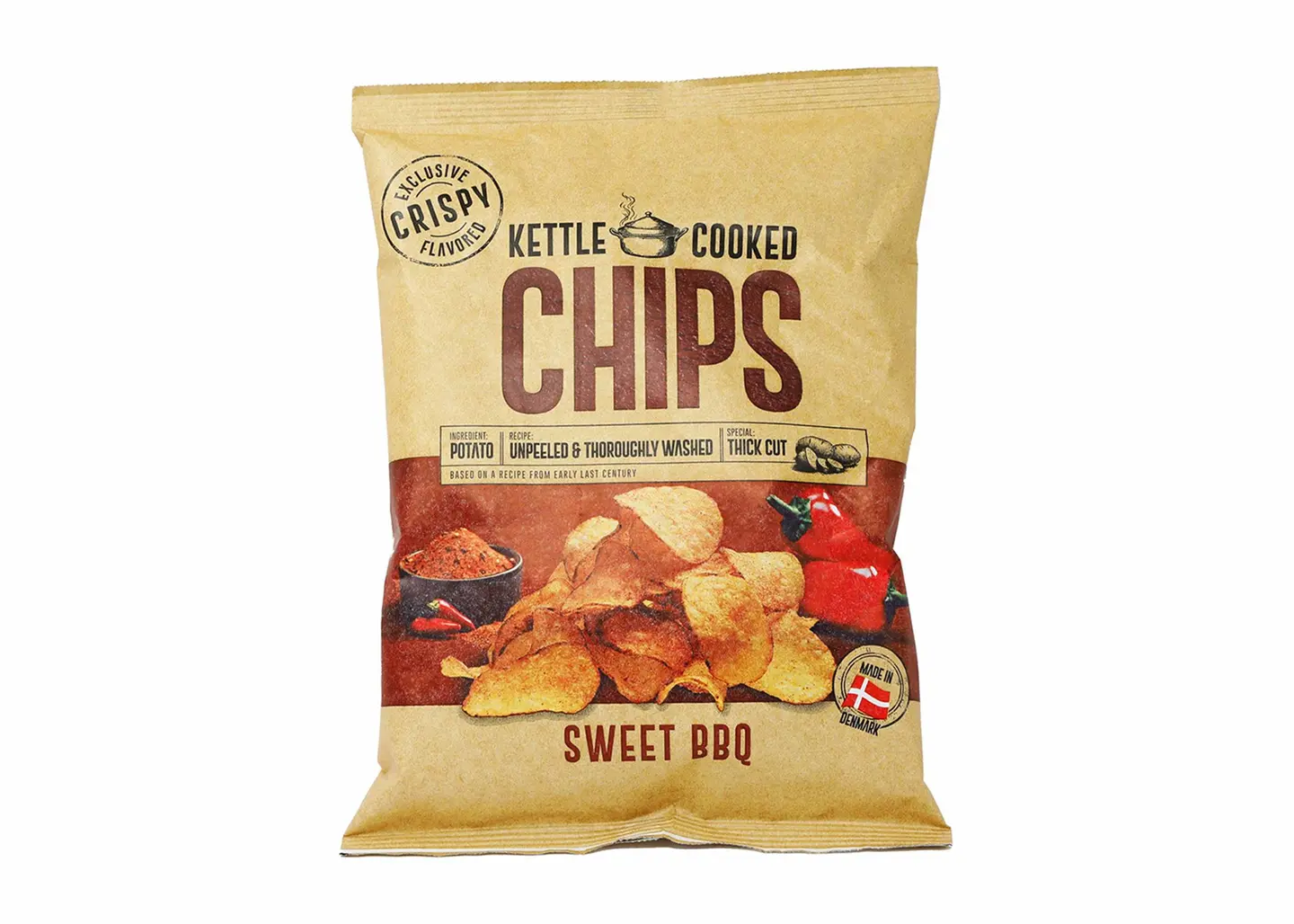 Kettle Cooked Chips With Sweet Bbq 150 G