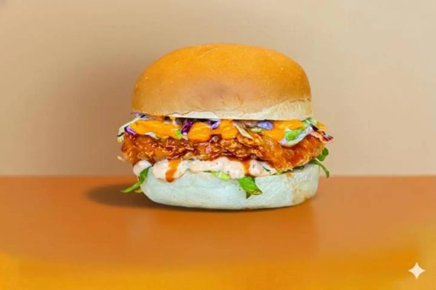 Crispy Chicken Maple Burger