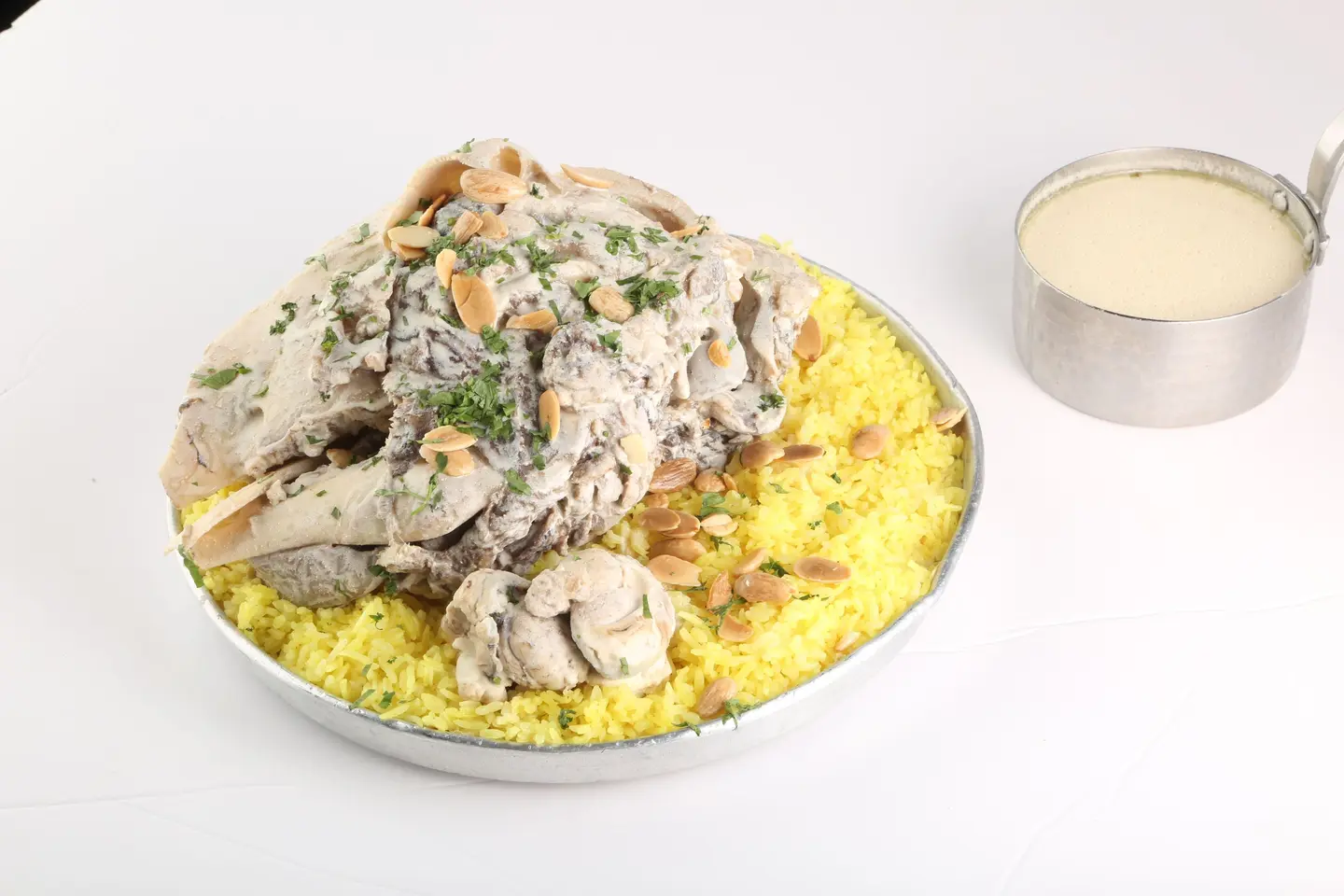 Mansaf With Lamb's Head