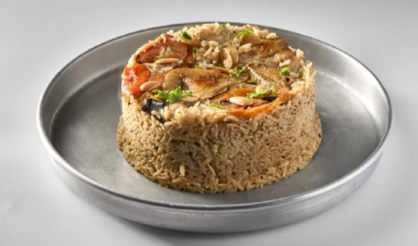 مقلوبة دجاج (نصف دجاجة)