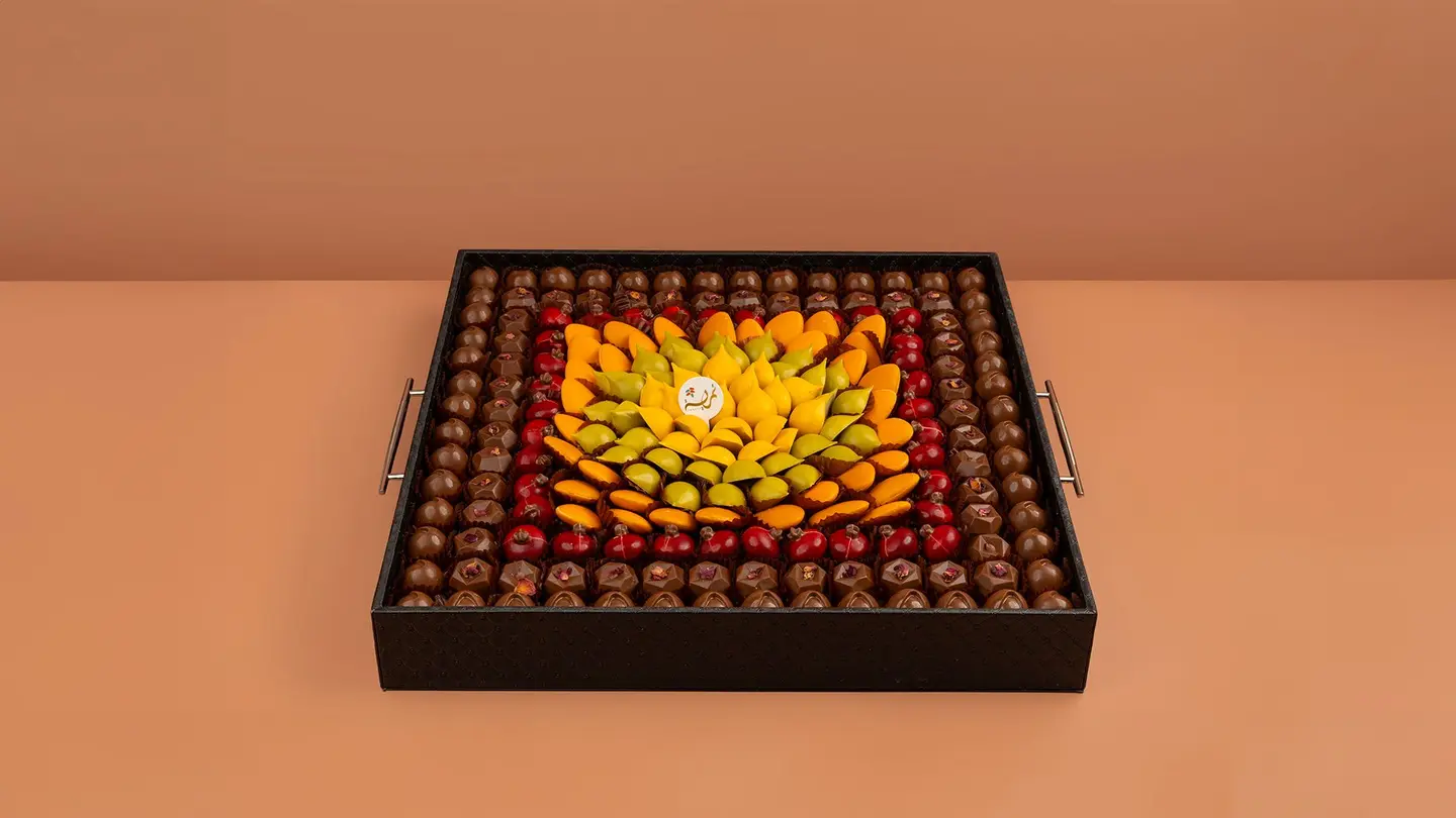 Square Leather Tray