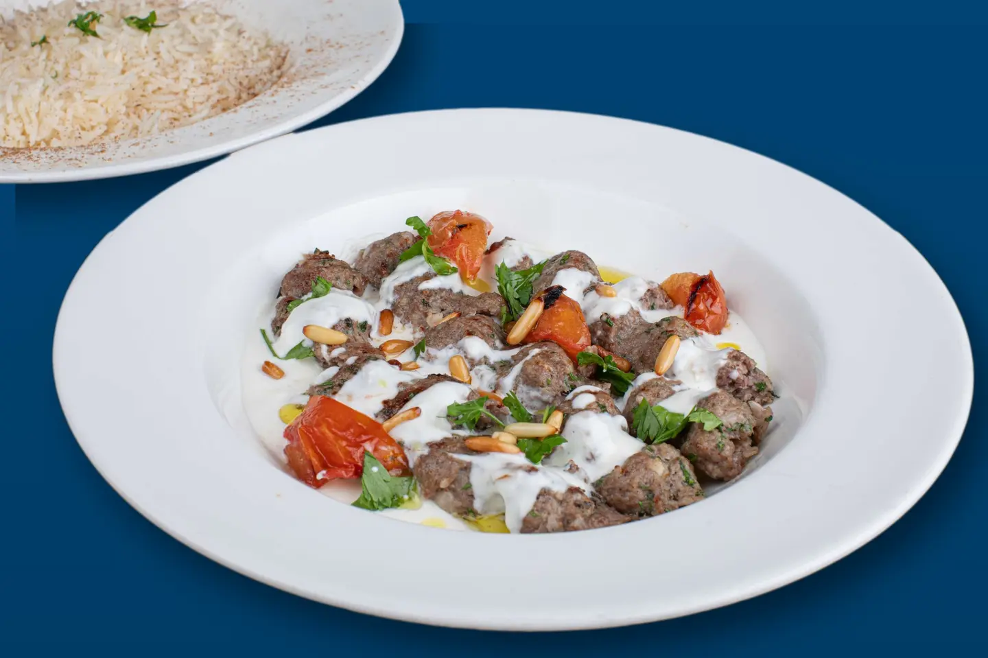 طبق طحينة كباب