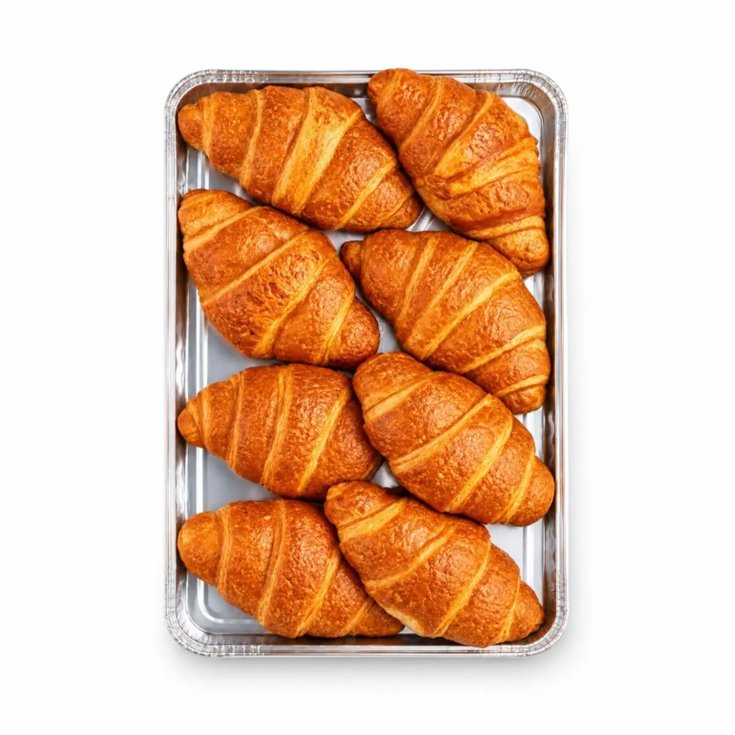 Croissant Mini Plain Tray 8 Pcs