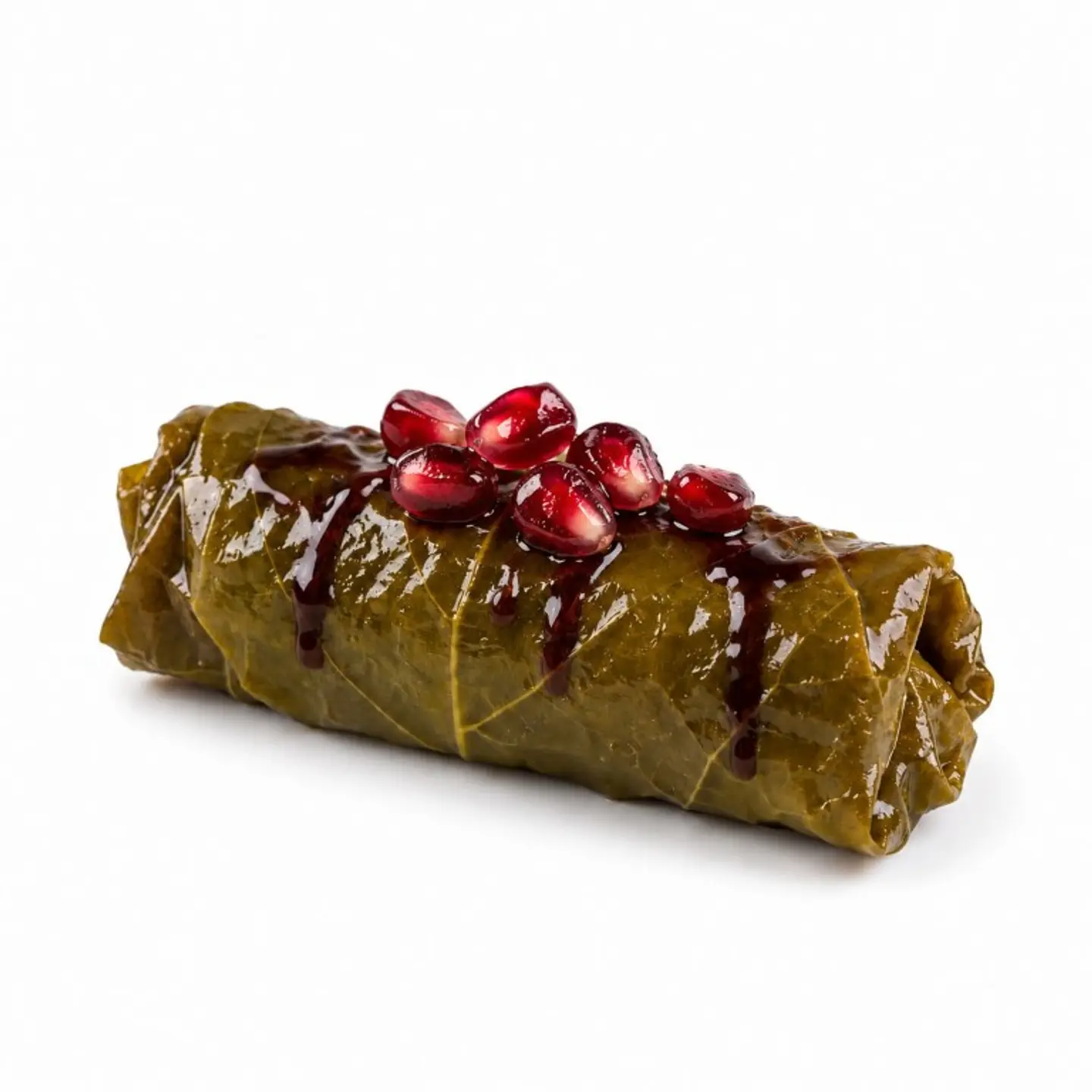 Vine Leaves With Pomegranate Seeds