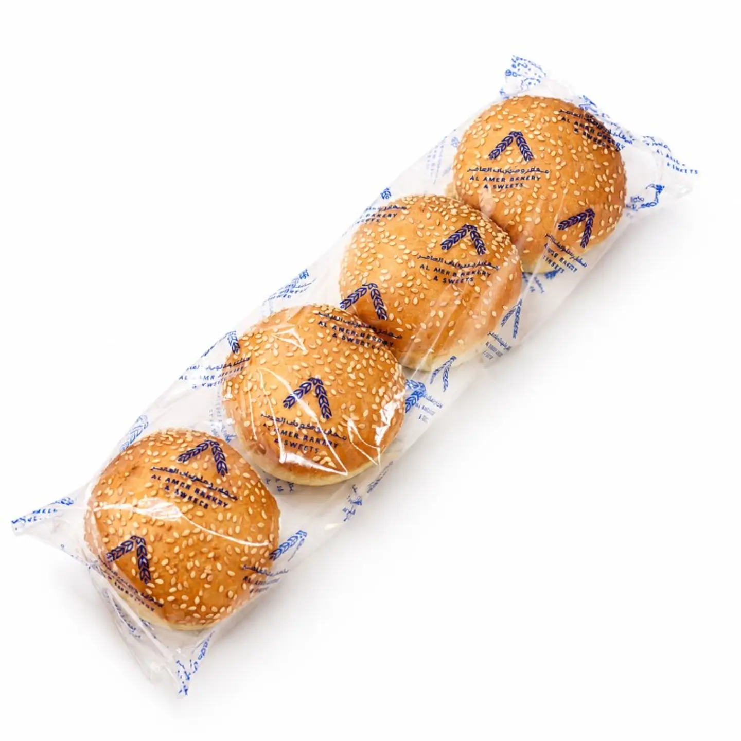 White Mini Burger With Sesame