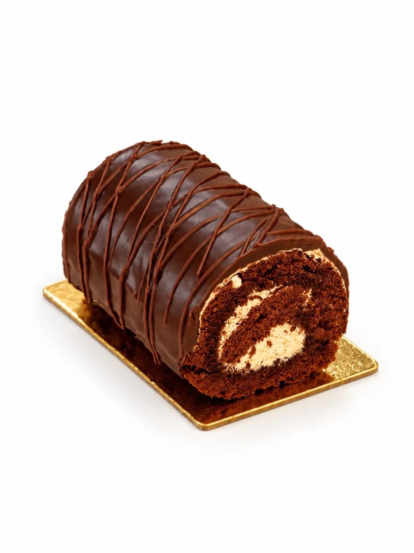 Oreo Swiss Roll Cake Slice