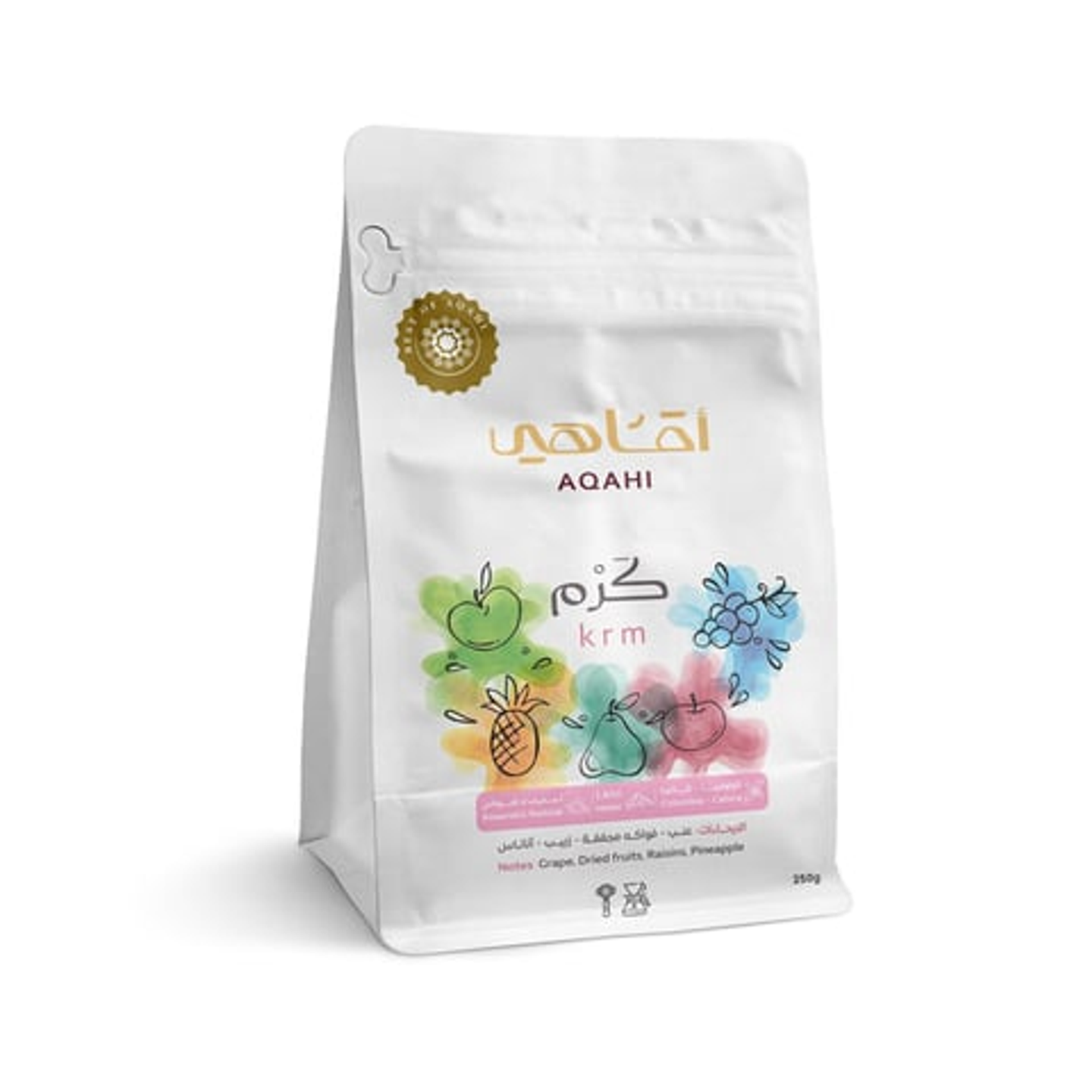 كرم قهوة فاكهية معالجة لاهوائية 250 جرام