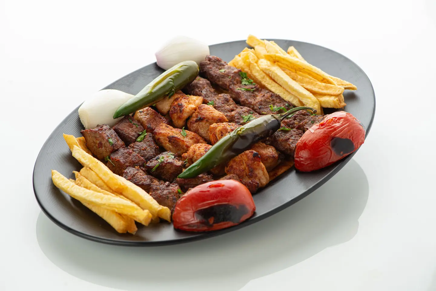 نص كيلو مشاوي مشكل